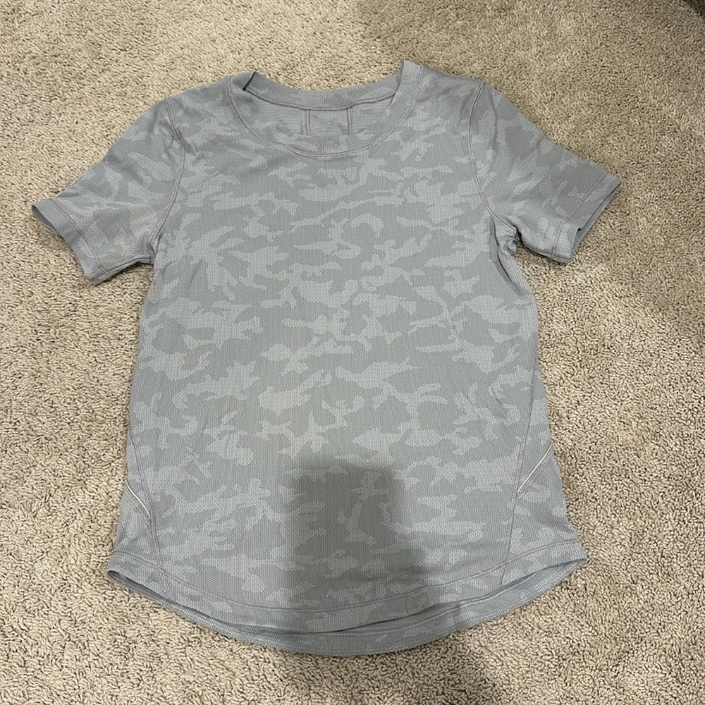 Lululemon White Camo Shirt